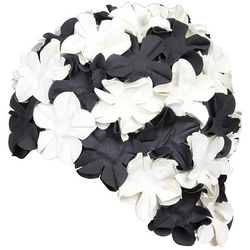 Bloom koupací čepice černá-bílá