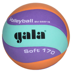 BV5681S Soft 170 volejbalový míč fialová-oranžová zelená-fialová