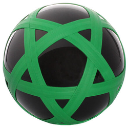 Cross Ball gumový míč černá-zelená