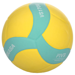 VS170W volejbalový míč zelená-žlutá