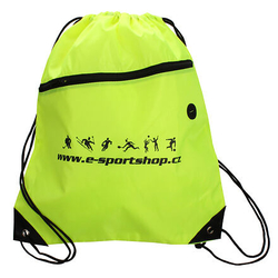 Yoga Bag Logo sportovní taška fluo zelená