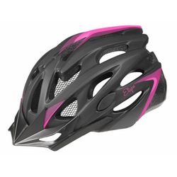 Venus cyklistická helma černá-růžová