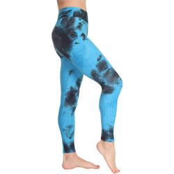 Yoga Color sportovní legíny modrá