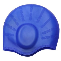 Ear Cap plavecká čepice modrá