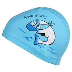 Dolphin dětská plavecká čepice světle modrá