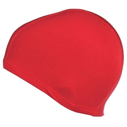 Polyester Cap plavecká čepice červená