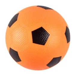 Míček Fotbal gumový míč oranžová
