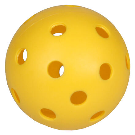 Strike florbalový míček žlutá