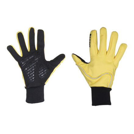 Wintergloves softshellové rukavice žlutá